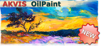������� ������ �� ���������� � AKVIS OilPaint 3.0