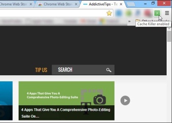 Cache Killer ������ ��� �������� Chrome ����� ������ ��������� web-��������