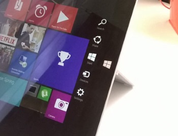 Charms bar ����� ��������� �� ����� Windows