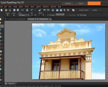 Corel PaintShop Pro X7 ������������ ����� ����� � ����������� ��������������