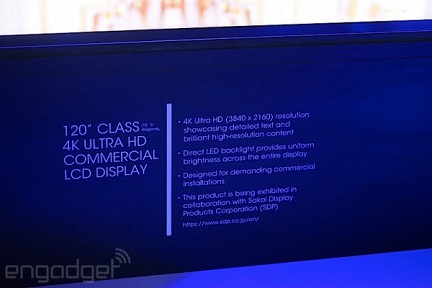 CES 2015: Sharp �������� 120-�������� 4K-�������