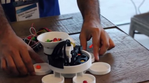 ������� ���������� �� 3D-�������� ����������� ������ Skittles