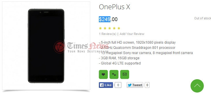 OnePlus X �������� � �������� ��������-��������