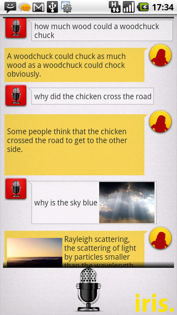 Iris � ����� Android �� Siri