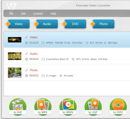 Freemake Video Converter 3.0 � ������ � ���������� ������� HTML5