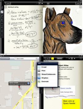 Tapose � ���������� �������� Microsoft Courier ������ �� iPad