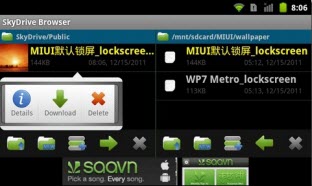 SkyDrive Browser � ������������� SkyDrive-������ ��� ��������� Android