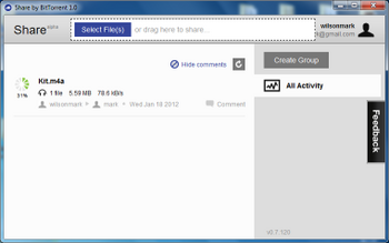 Share � ����� ������������� ������ �� �������� BitTorrent