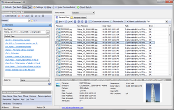 Advanced Renamer 3.20 � �������������� ������ � ������ ������� � ��������
