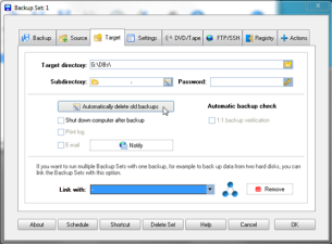 Z-DBackup � ������������� �������������� ��� ���������� ����������� � �������������� ������