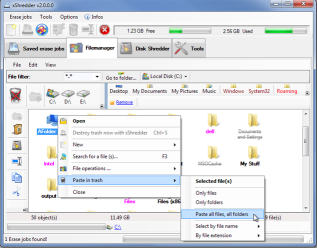 xShredder � ���������� ��� ����������� �������� ������