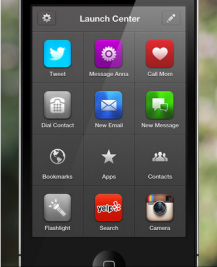 ������� Launch Center Pro for iOS �������� ������ ������������ ������ ����� �������� �� ������