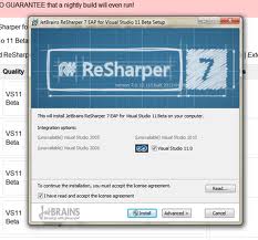 ReSharper 7 ������� ���������� � ���������� Visual Studio 2012 � WinRT-����������