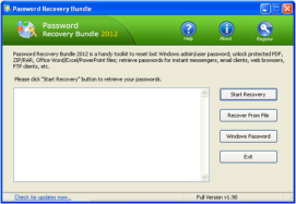 Password Recovery Bundle 2012 � �������������� ������� ������� � ���������� � �����������
