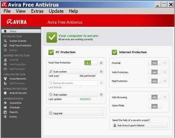 ���������� ����� Avira 2013 � ��� ���������� ���������� � � ������ ���������