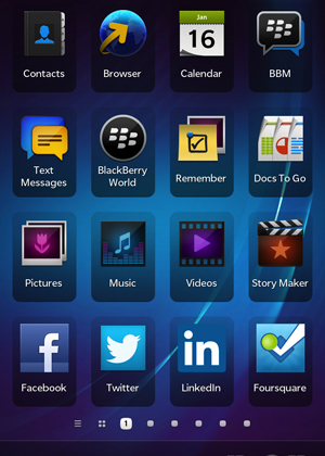 ������������ ��������� ����� �� BlackBerry