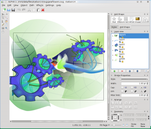 Calligra Suite 2.6 � ������� �������������� � �������� �������� �����