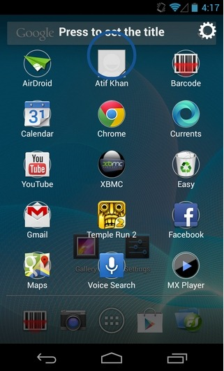 onDeck � ������������� �������-������������� ��� ����������� ��������� �� ���� Android