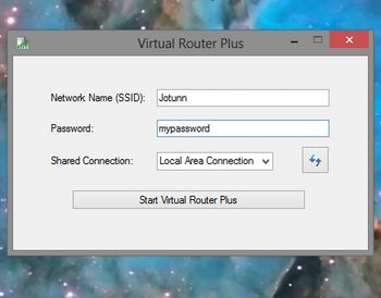 ���������� Virtual Router Plus ��������� ��� Windows-������� � ����� ������� Wi-Fi