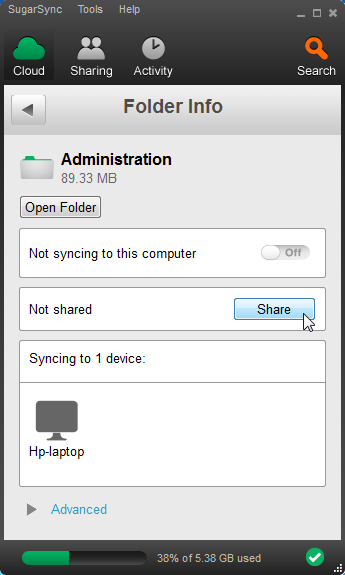 SugarSync 2.0 FINAL � ����������� ������ ��� ������������ ������ � ��������� �������� �������� ������