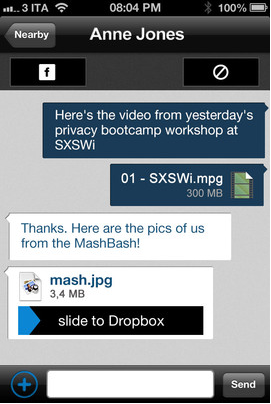 ProxToMe for iOS � �������� ���������� ��� ������ ������� � ������� ���������� �������