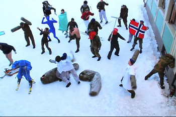 ��������-���� ������� ����� �Harlem Shake� ���������� ����