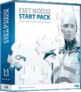 ������� �������� ������������ ���������� � ����������� ESET NOD32 START PACK