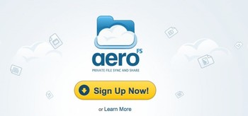 ������ ������� �������� �������� AeroFS ������� �� ����-������ � ����������� �����