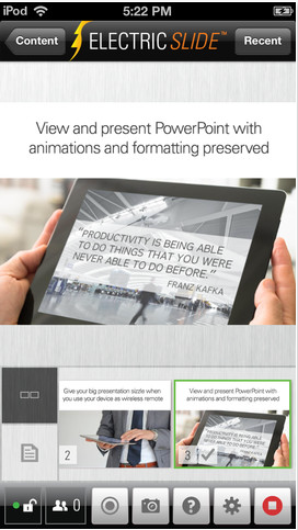 Electric Slide for iOS � �������� ���������� ��� ���������� ����������� � ��������