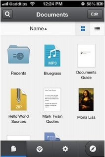 Documents � ������������� ������ ���  ��������� iOS