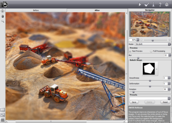 ����� ������ AKVIS Refocus ��� ��������� �����������