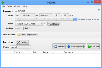 HandBrake 0.9.9 � ����� ������ ����������� ����������� ��� ���������������� ���������������