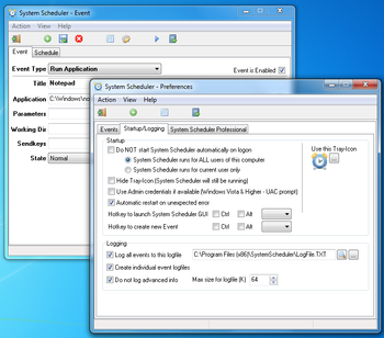 System Scheduler � ������������� ����������� ����� ��� �� Windows