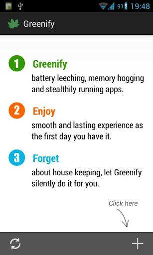 ������� Greenify ������� �������� ������ Android-���������