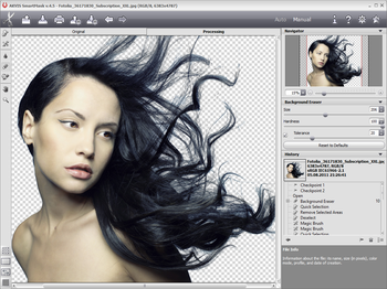 ������� ��������� ������� �������� � ����� ������� AKVIS SmartMask