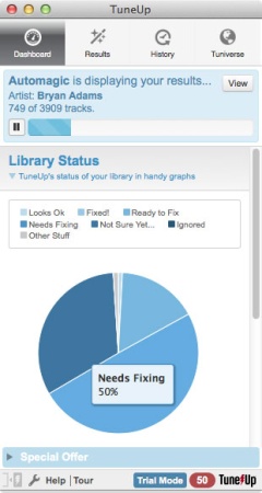 ���������� TuneUp 3.0.3 ���������� ��������� ������������� Windows Media Player
