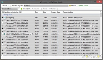 ����� ���������� ������� Windows Hotfix Downloader 