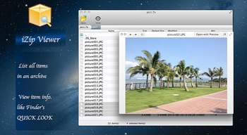 iZip Viewer for Mac ��������� ������ ������������� ZIP-������, �� �������� ��