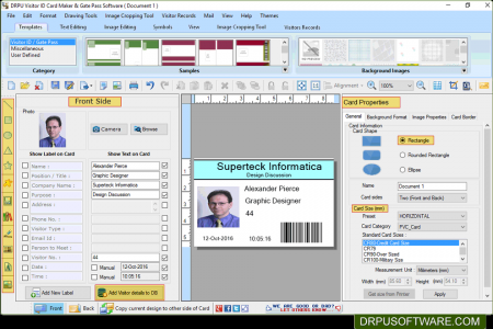  Visitor ID Gate Pass Software
