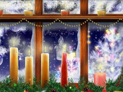  New Year Window Screensaver