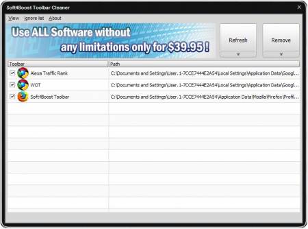  Soft4Boost Toolbar Cleaner