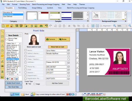  School Photo ID Cards Maker