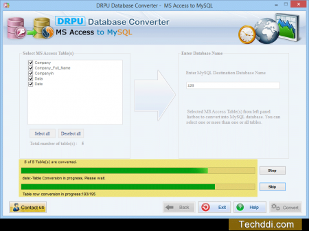  MS Access to MySQL Database Converter