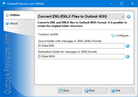 ������� Convert EML to MSG for Outlook