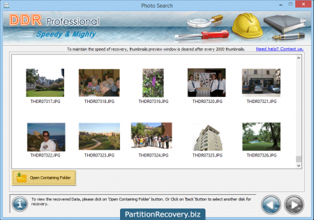 ������� DDR Professional Partition Data Recovery
