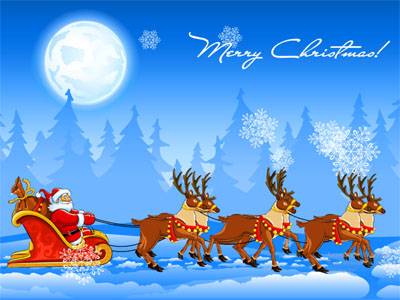 ������� Christmas Sleigh Screensaver
