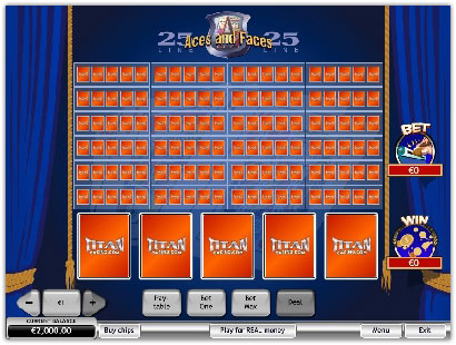  Titan 25-Line Aces and Faces Poker