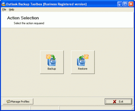  Outlook Backup Toolbox