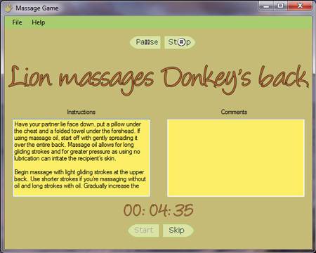������� Massage Game