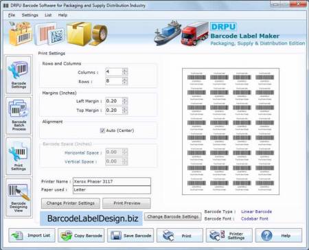 ������� Packaging Barcode Label Designing
